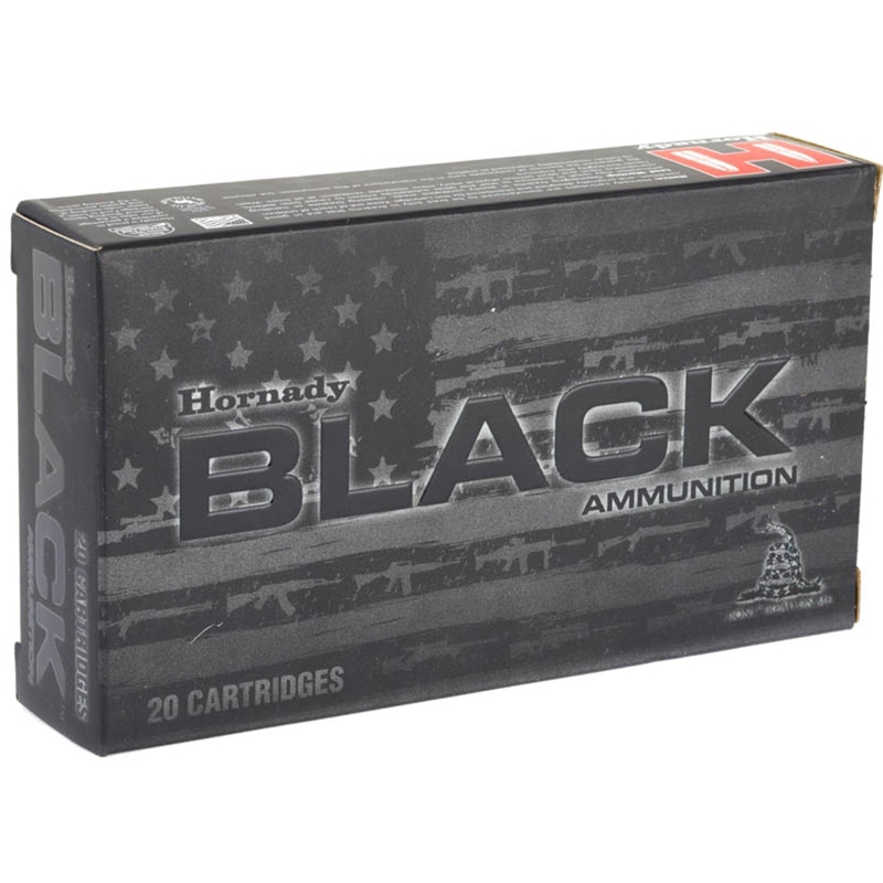 Hornady Black 308 Winchester Ammo 168 Grain Polymer Tip (ELD-M) - 80971