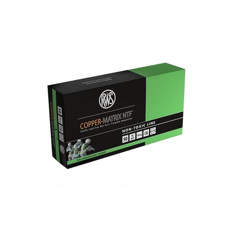 RWS Copper-Matrix 40 S&W Ammo 115 Grain NTF 