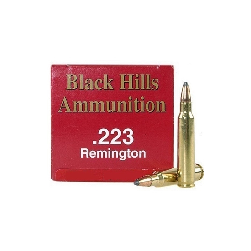 Black Hills 223 Ammo 75 Grain Heavy Match Hollow Point - D223N6