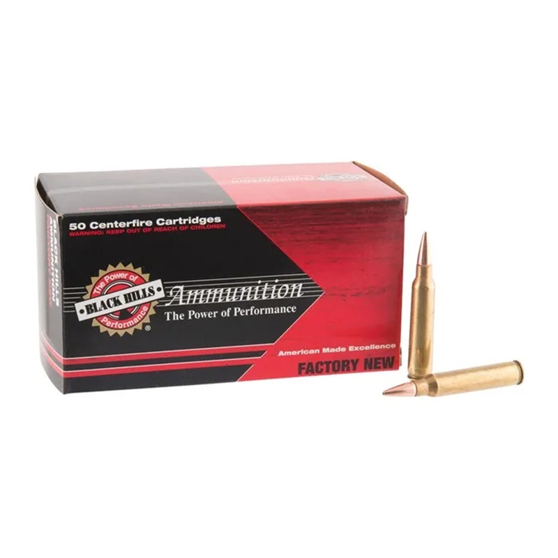 Black Hills 223 Ammo 75 Grain Match Hollow Point - M223N6