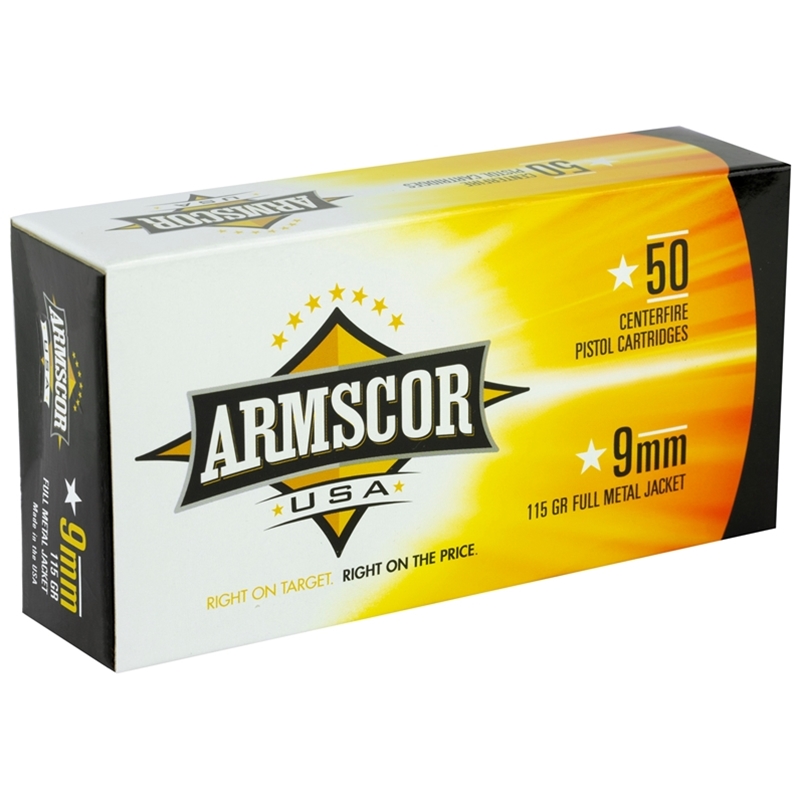    Armscor Precision 9mm Ammo 115 Grain Full Metal Jacket - FAC9-2N