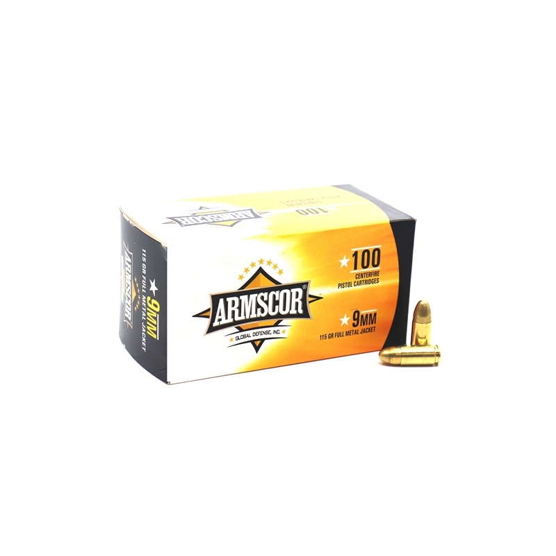 Armscor Precision 9mm Ammo 115 Grain Full Metal Jacket - 50444