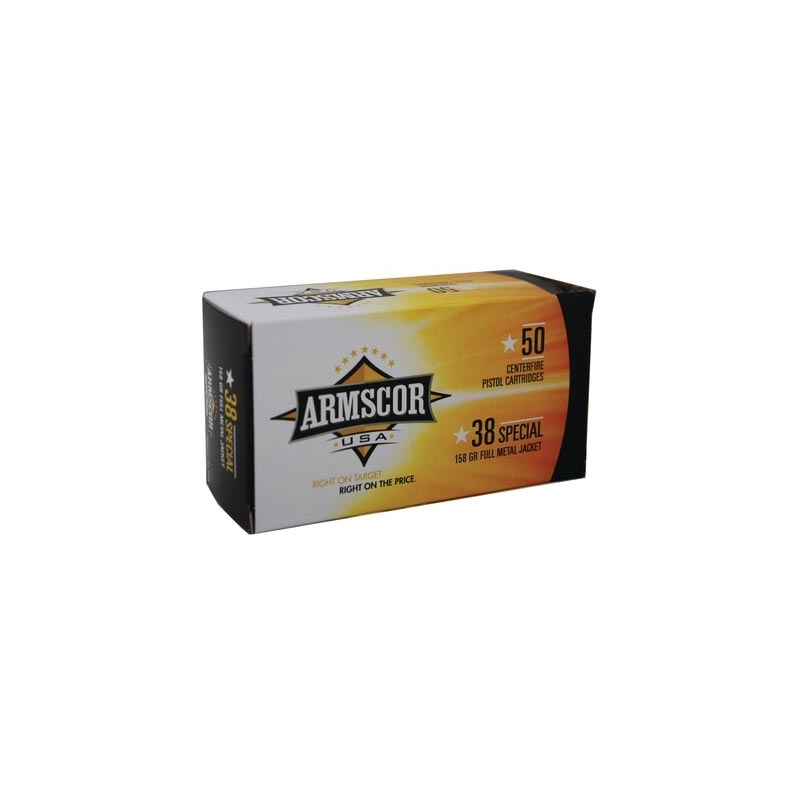 Armscor USA 38 Special Ammo 158 Grain Full Metal Jacket - FAC38-17N