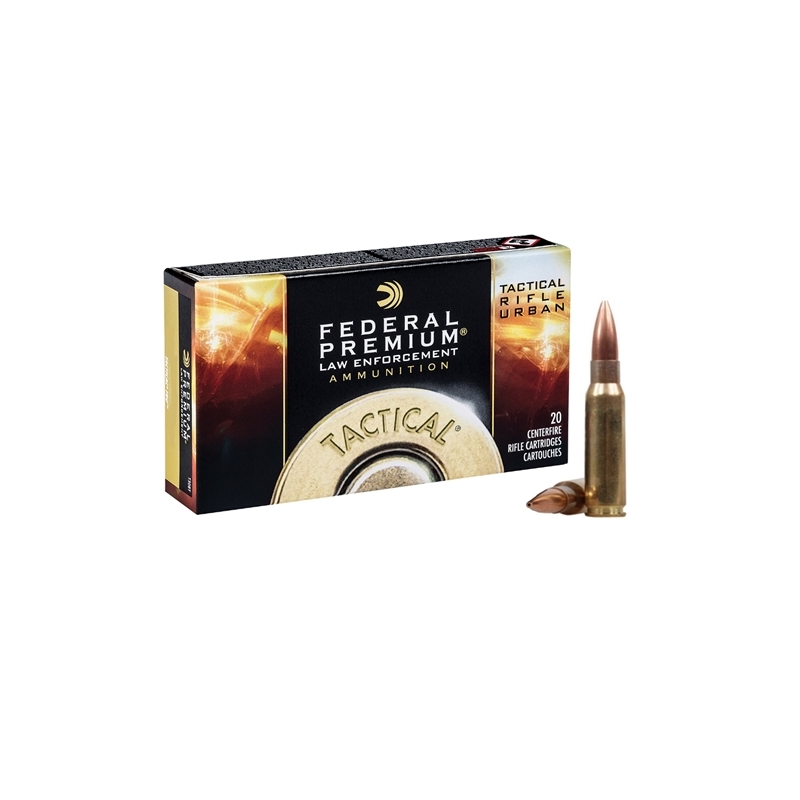Federal Law Enforcement Tactical TRU 7.62x51mm Ammo 125 Grain Open Tip Match - T762LOTM1