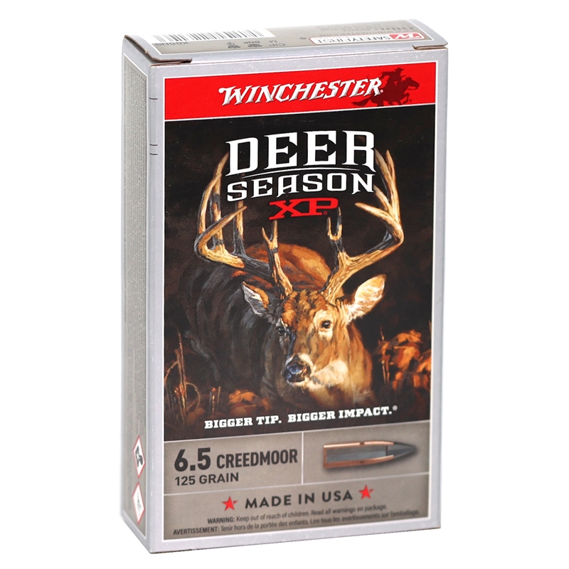 Winchester Deer Season XP 6.5 Creedmoor Ammo 125 Grain Extreme Point Polymer Tip - X65DS