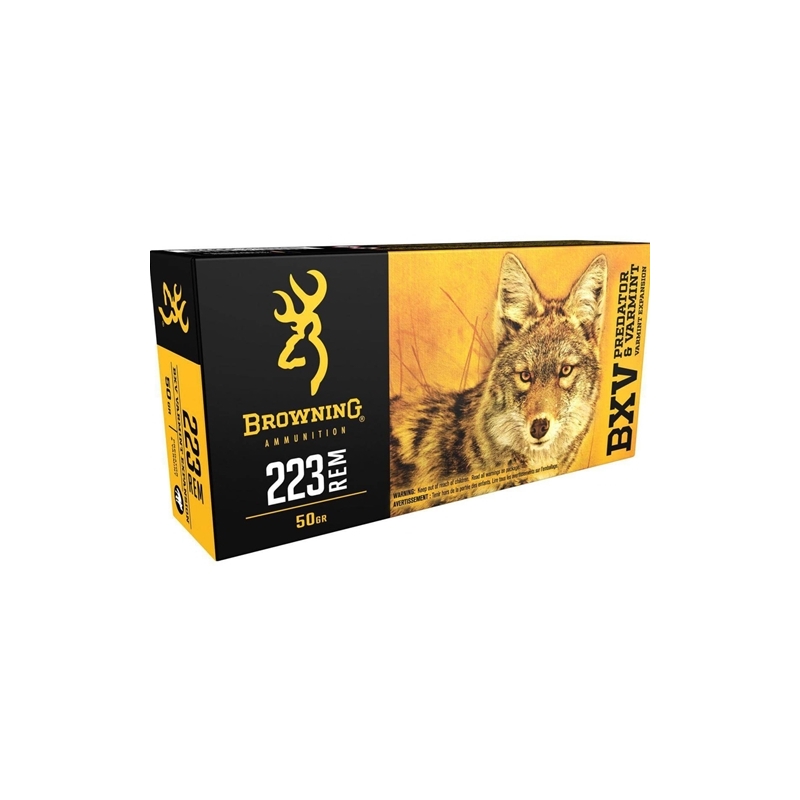 Browning BXV Varmint Expansion 223 Ammo 55 Grain Full Metal Jacket
