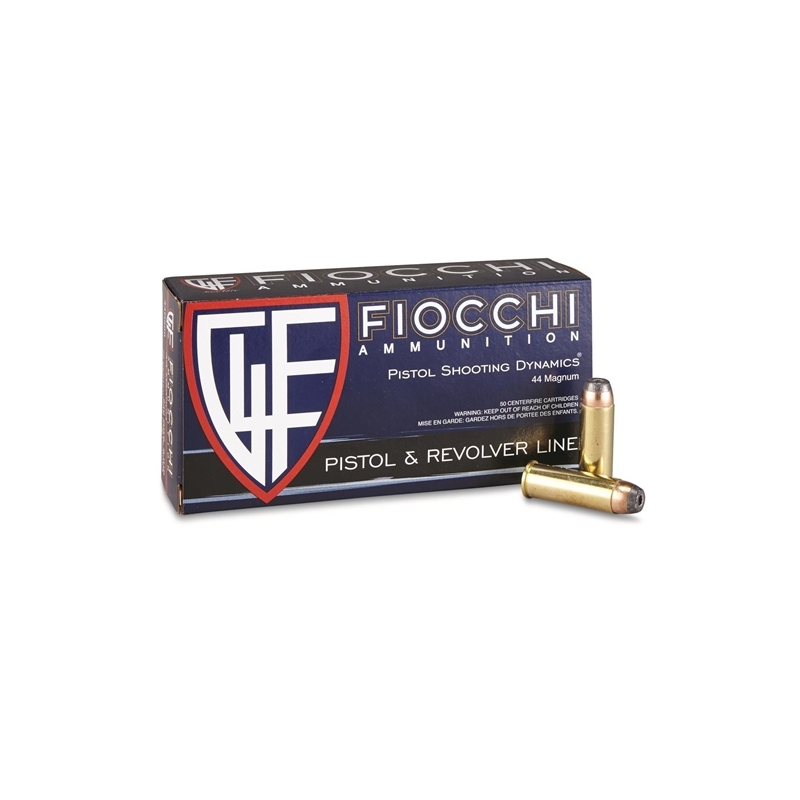 Fiocchi Defense Dynamics 44 Remington Magnum Ammo 240 Grain Jacketed Hollow Point - 44D500