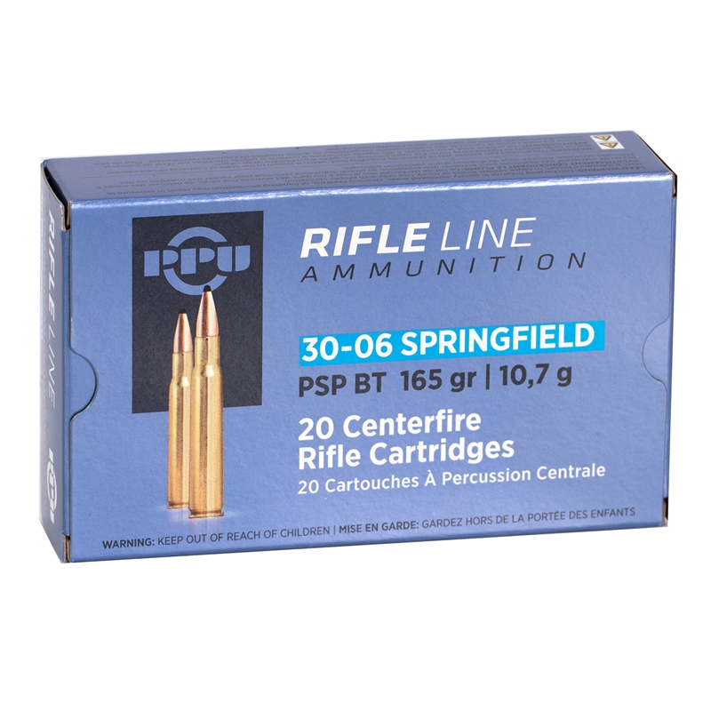 Prvi Partizan 30-06 Springfield Ammo 165 Grain Pointed Soft Point Boat Tail - PP30062